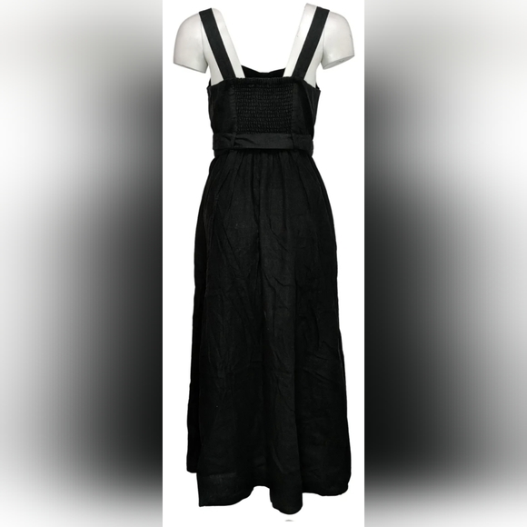 All Worthy Hunter McGrady Black Petite Belted Woven Dress 36W 4X 5X 6X LOOK - Picture 5 of 8